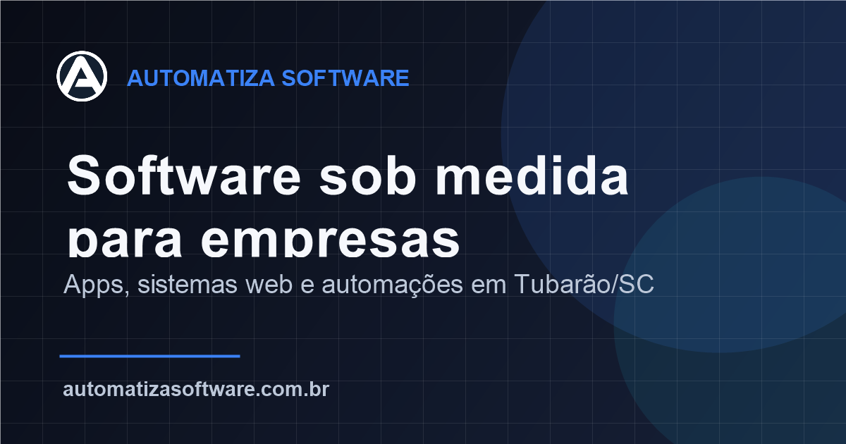 Fluxo simples mostrando um processo antes da automação
